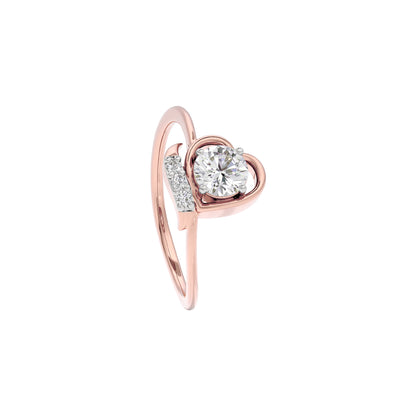 Sparkling Moon Diamond Ring