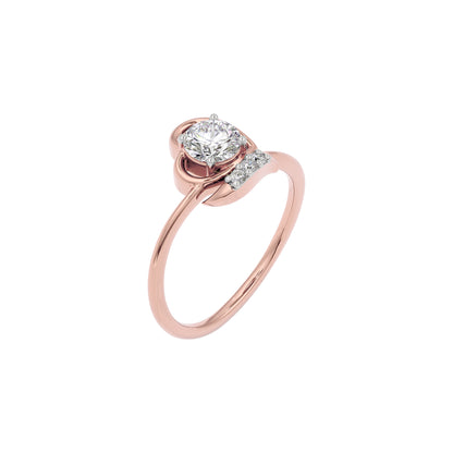Sparkling Moon Diamond Ring