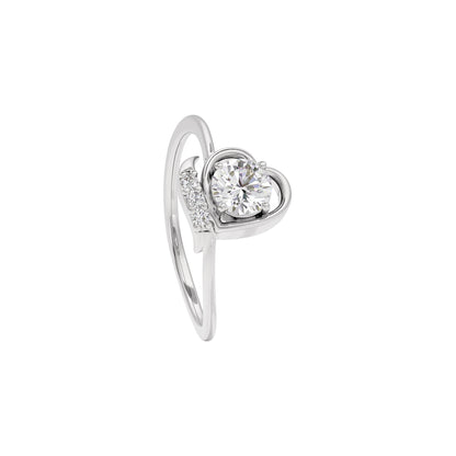 Sparkling Moon Diamond Ring