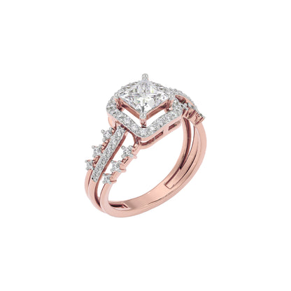 Aqua Radiance Diamond Ring