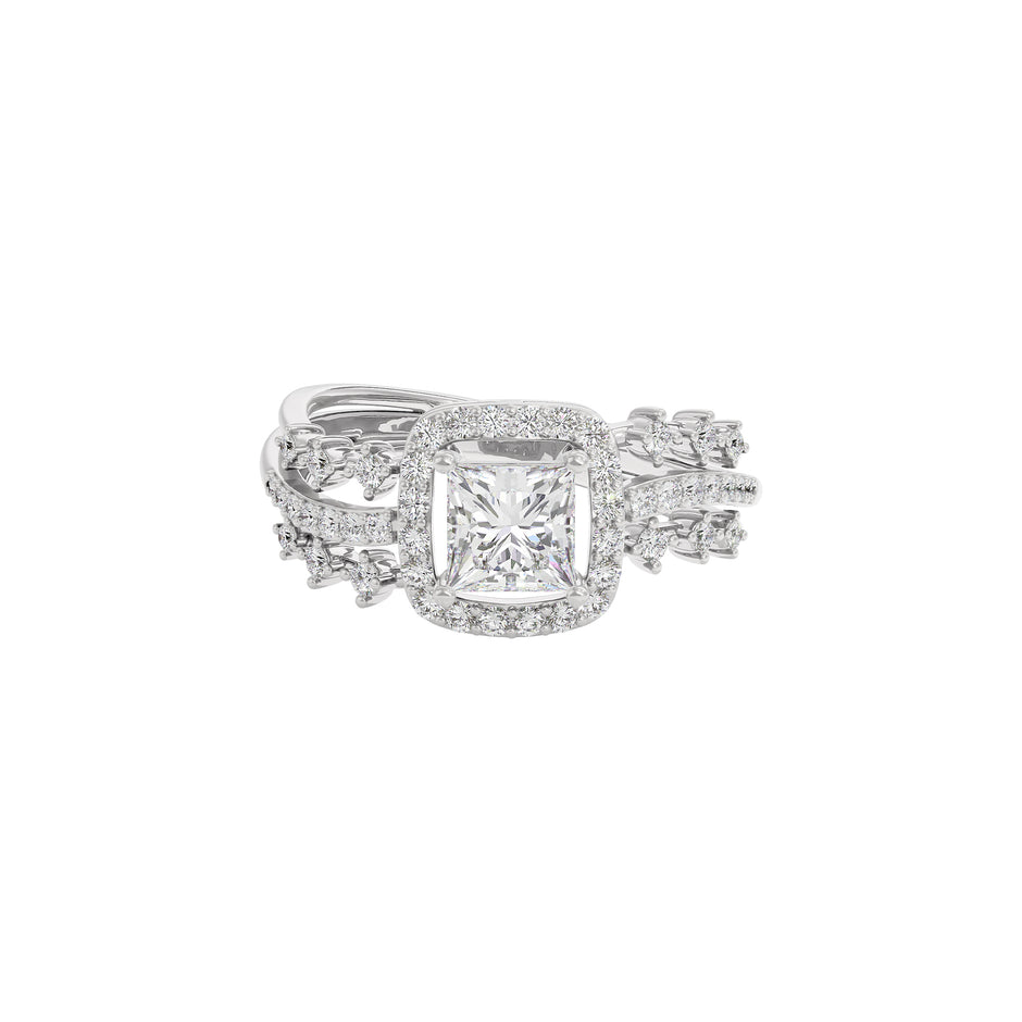 Aqua Radiance Diamond Ring