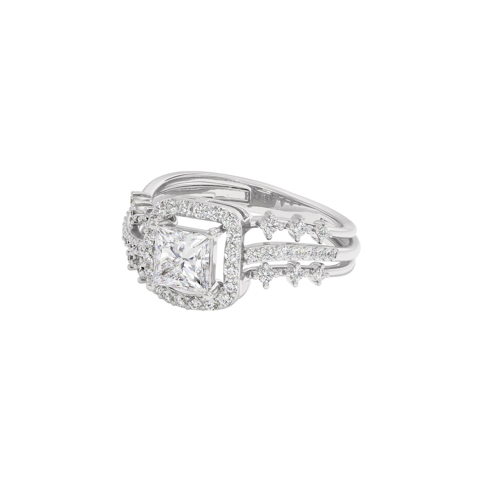 Aqua Radiance Diamond Ring
