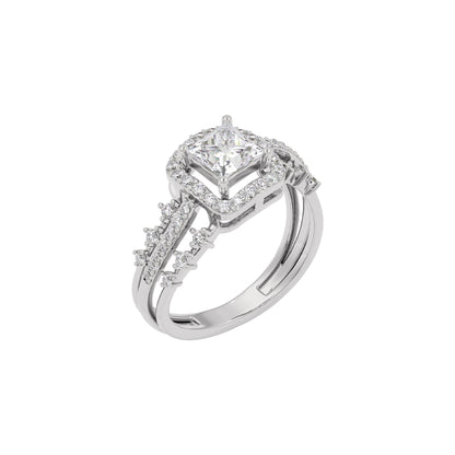 Aqua Radiance Diamond Ring