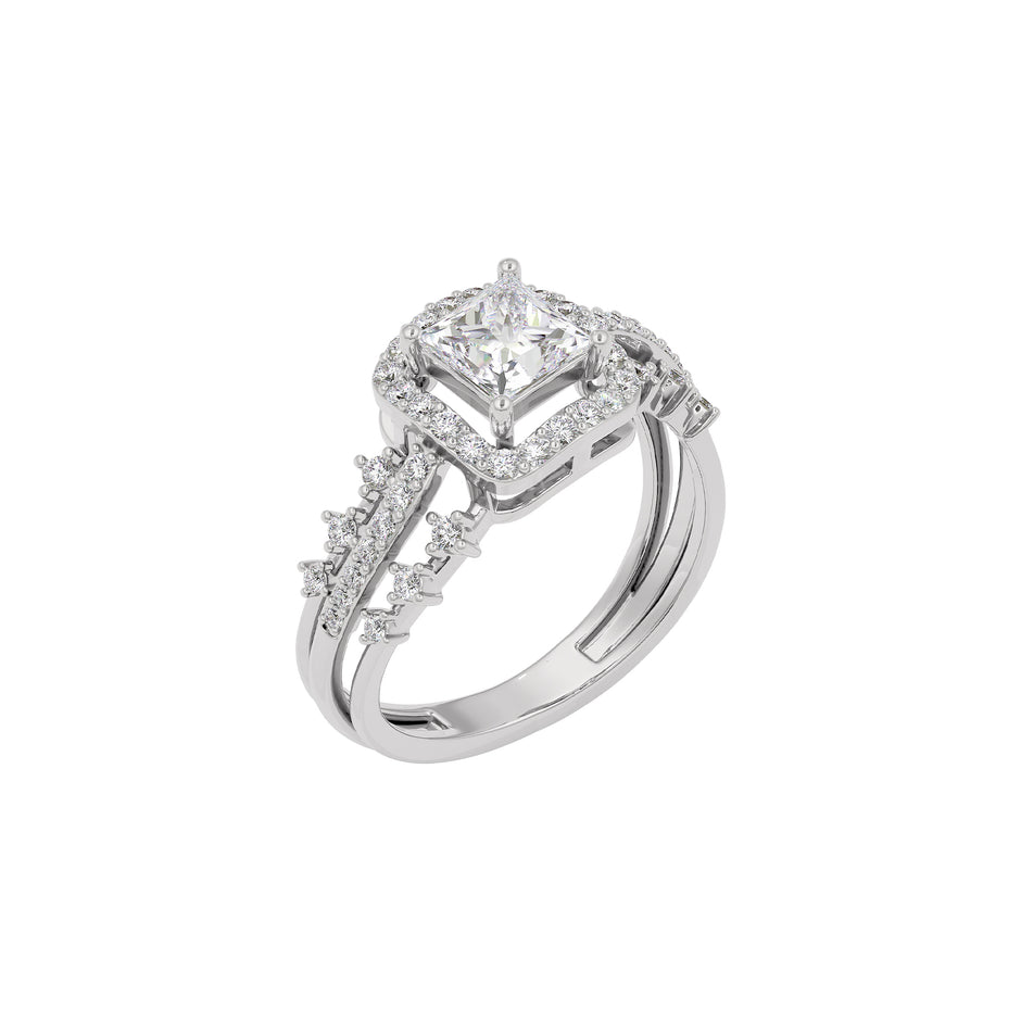 Aqua Radiance Diamond Ring