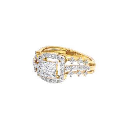 Aqua Radiance Diamond Ring