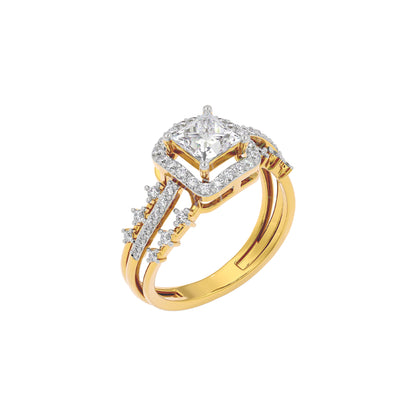 Aqua Radiance Diamond Ring