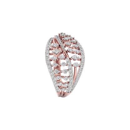 Ivory Halo Diamond Ring