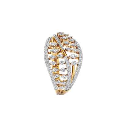 Ivory Halo Diamond Ring