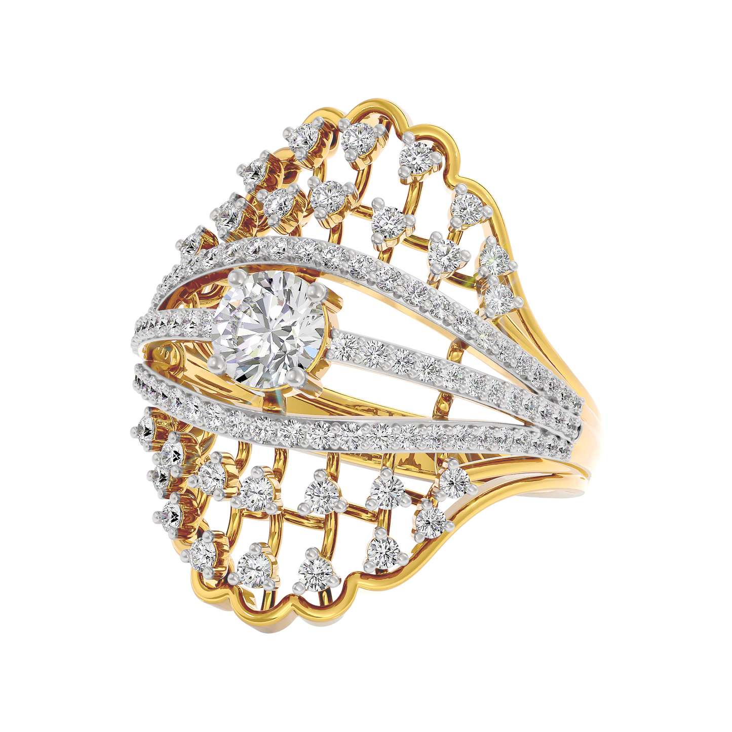 Starburst Diamond Ring