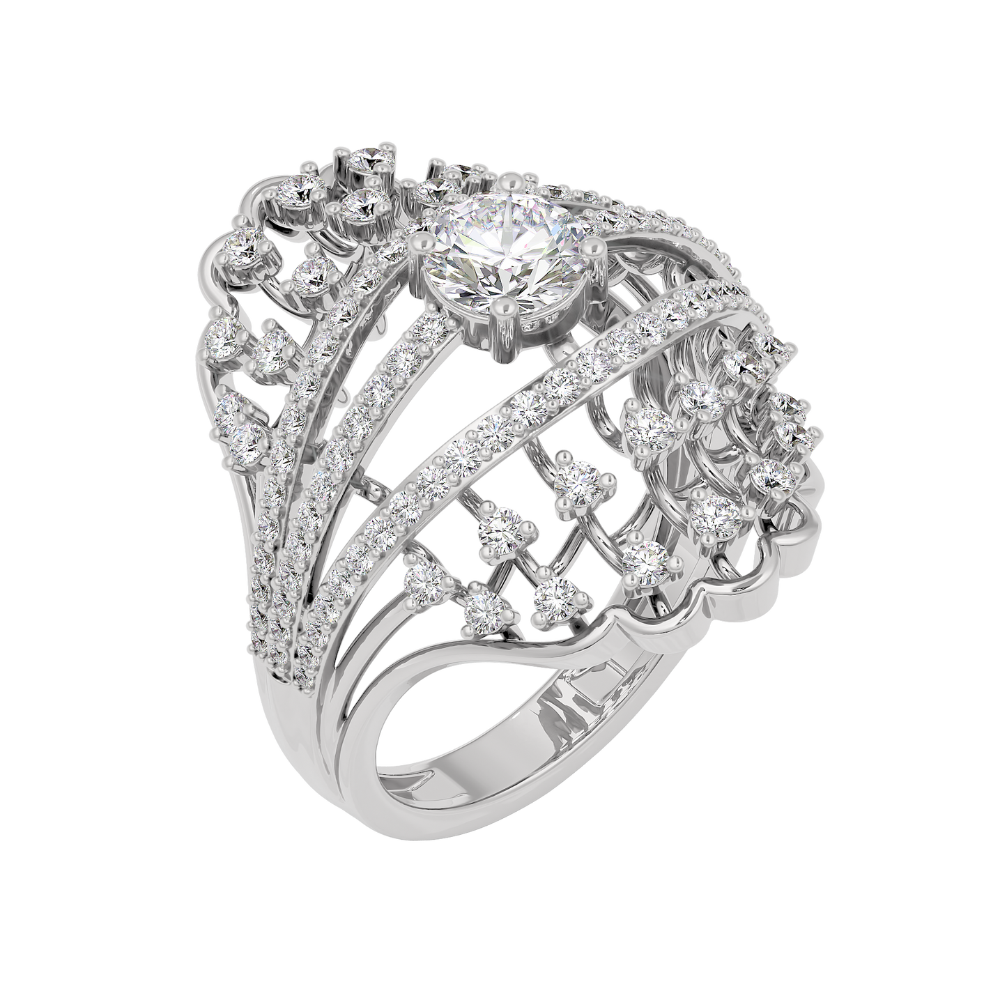 Starburst Diamond Ring