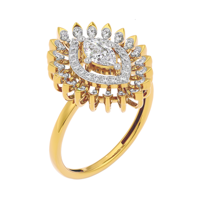 Golden Mystique Diamond Ring