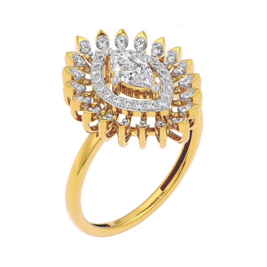 Golden Mystique Diamond Ring