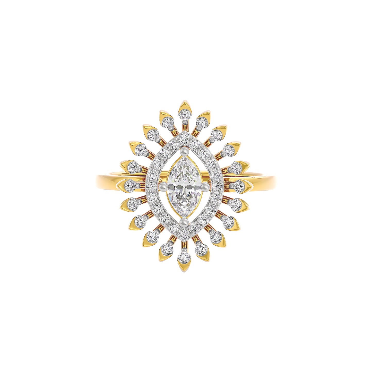 Golden Mystique Diamond Ring