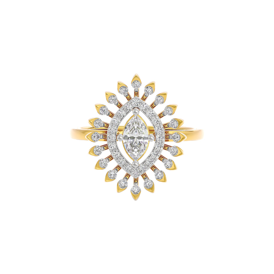 Golden Mystique Diamond Ring