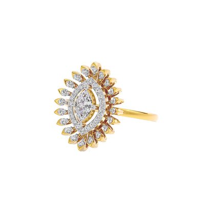 Golden Mystique Diamond Ring