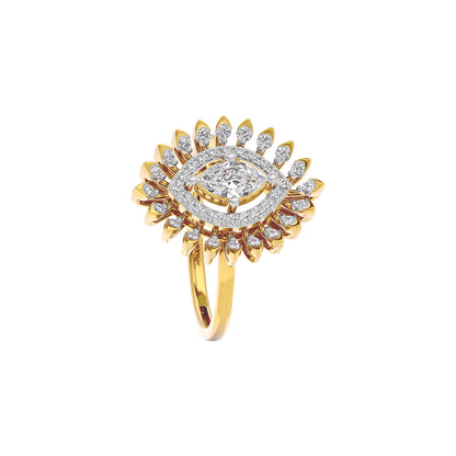 Golden Mystique Diamond Ring