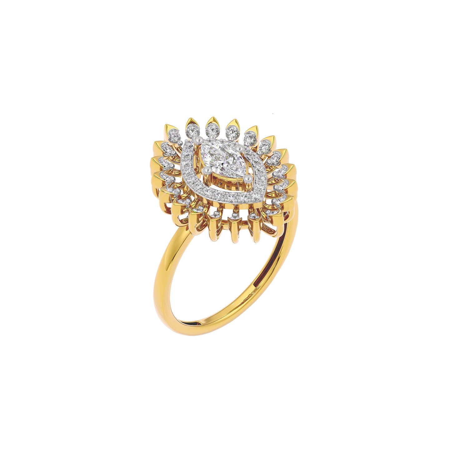 Golden Mystique Diamond Ring