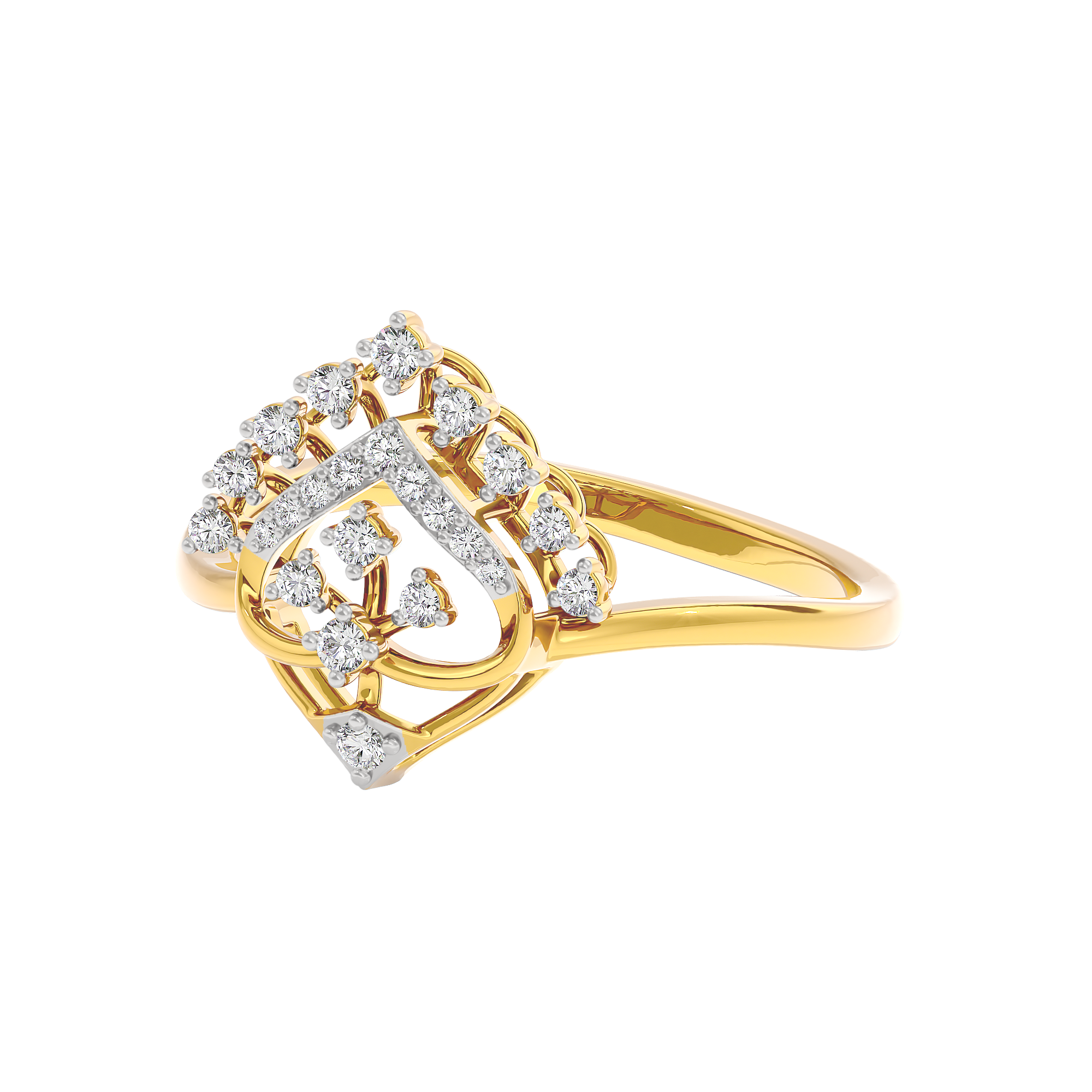 Crystal Enchant Diamond Ring