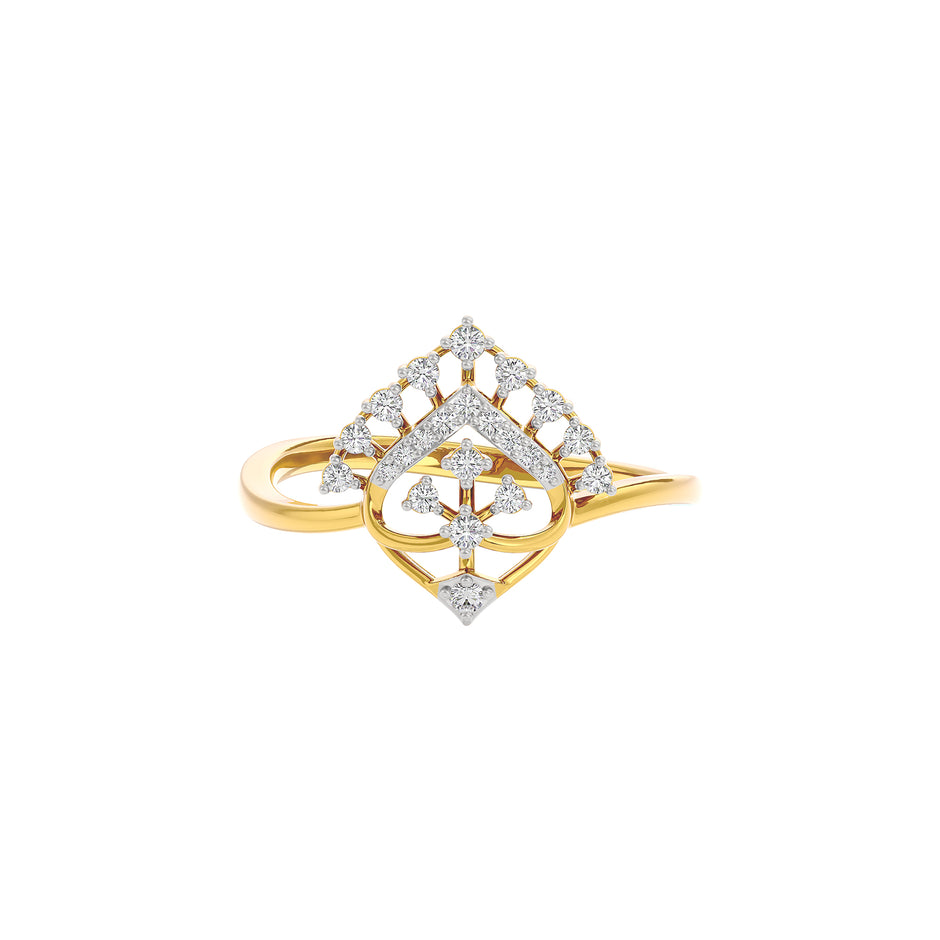 Crystal Enchant Diamond Ring