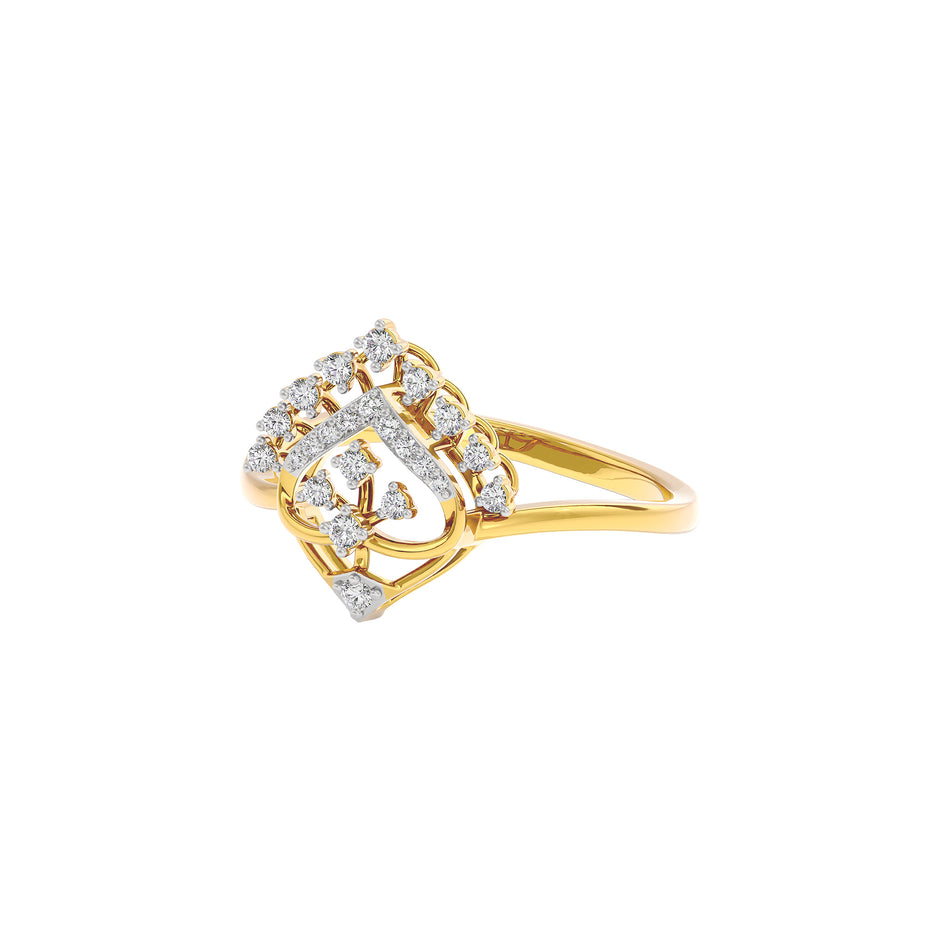 Crystal Enchant Diamond Ring