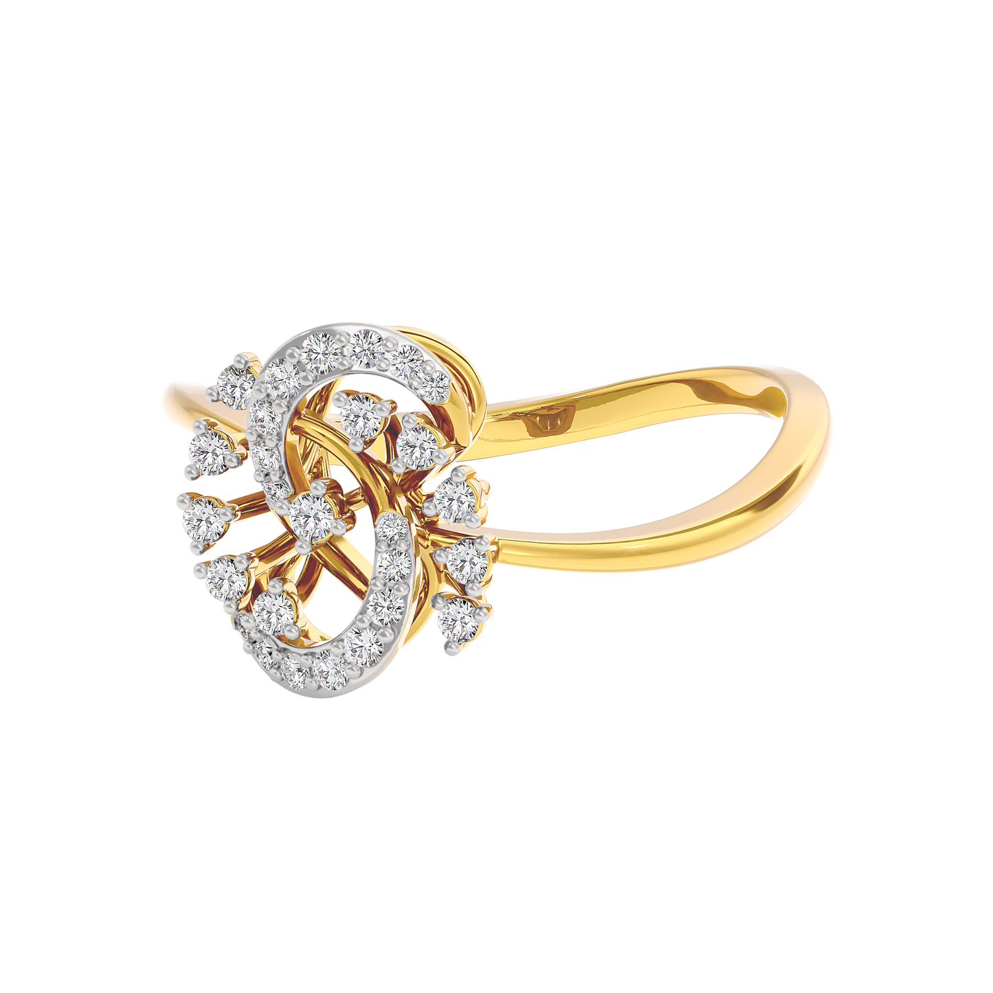 Serenity Aura Diamond Ring