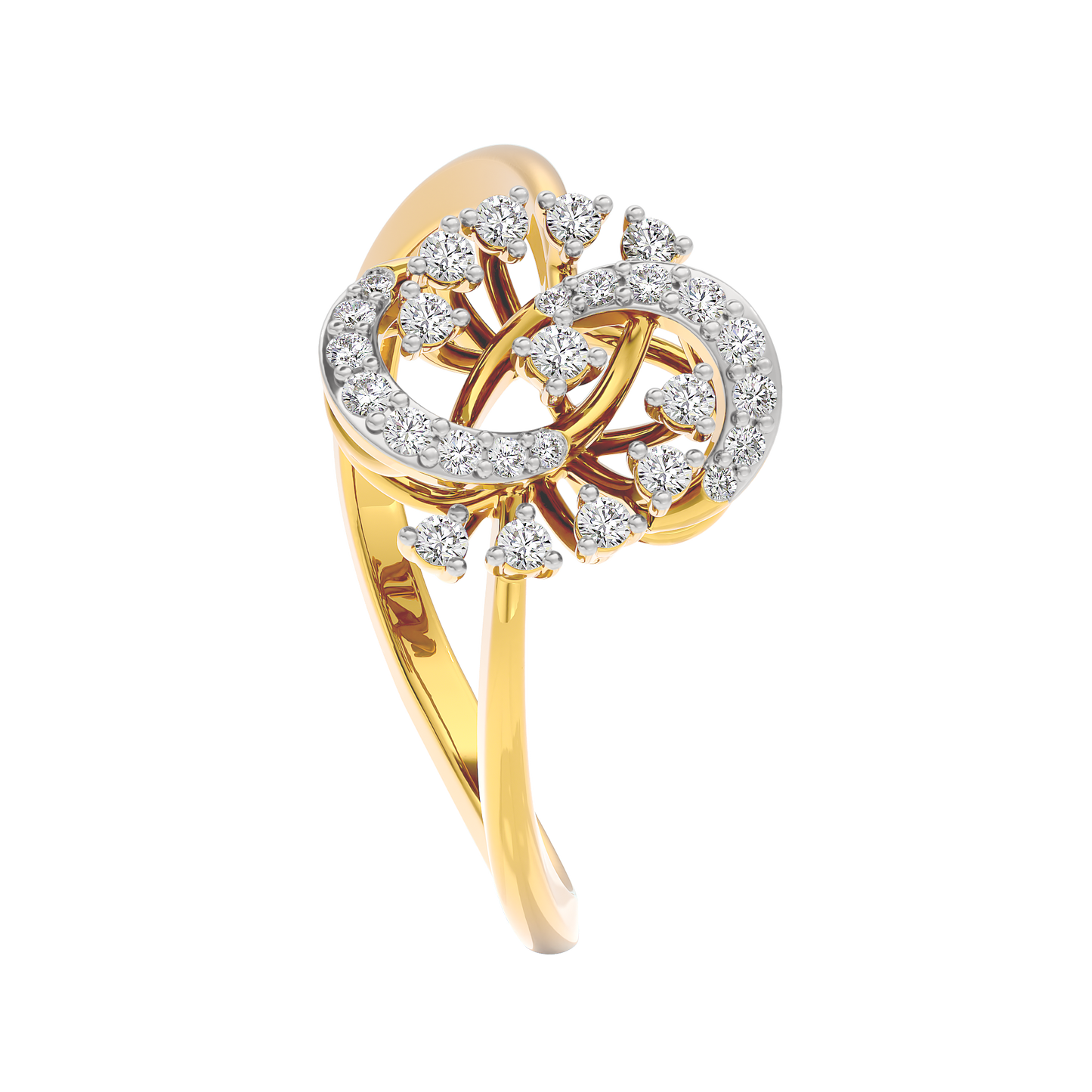 Serenity Aura Diamond Ring