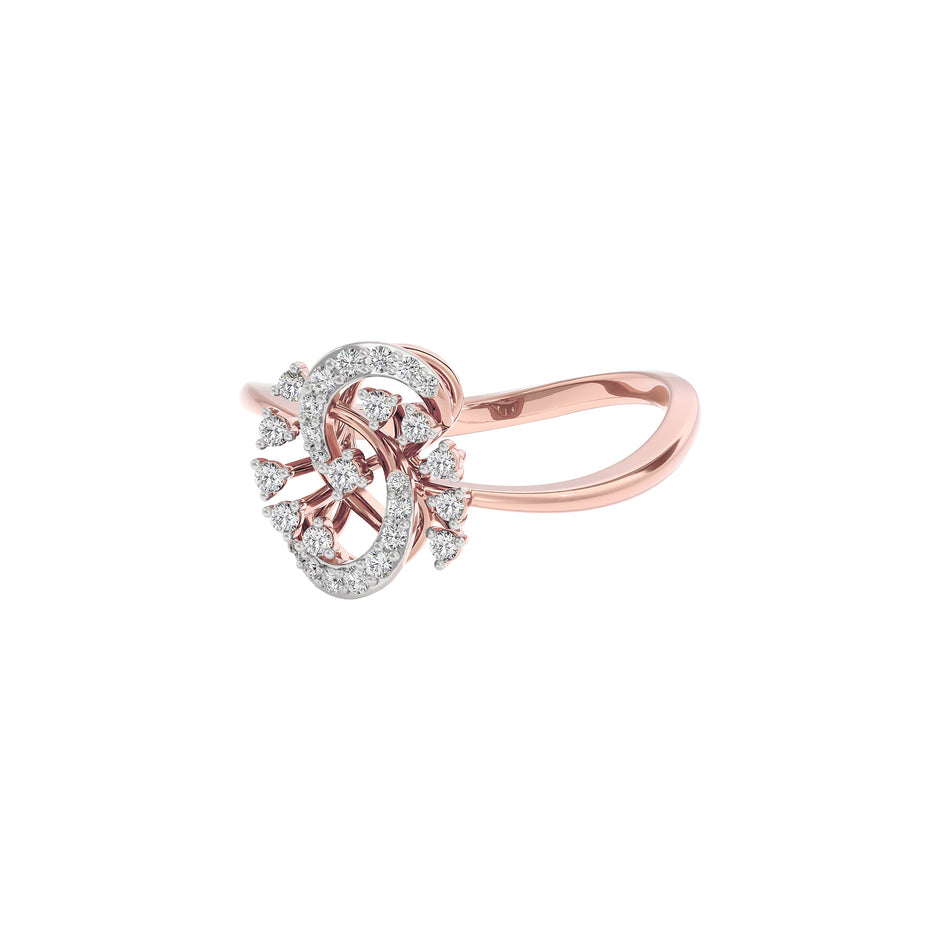 Serenity Aura Diamond Ring