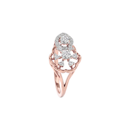 Sapphire Mist Diamond Ring