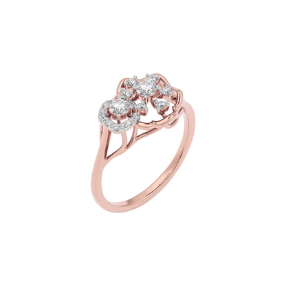 Sapphire Mist Diamond Ring