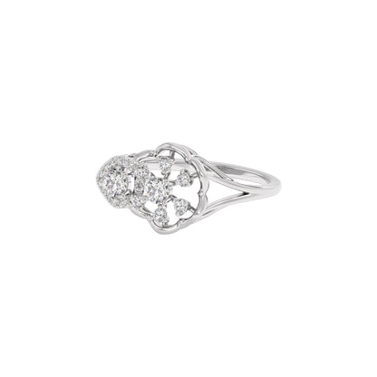 Sapphire Mist Diamond Ring