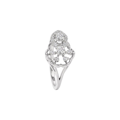 Sapphire Mist Diamond Ring