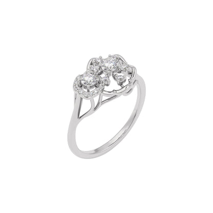 Sapphire Mist Diamond Ring