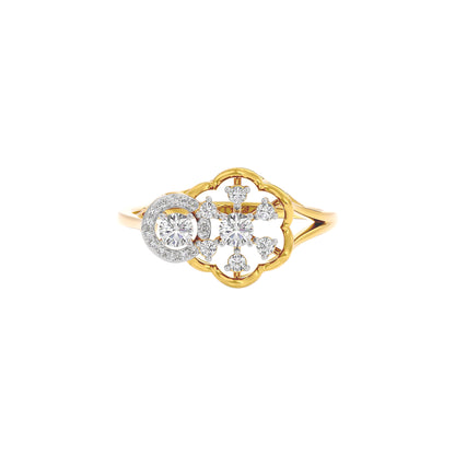 Sapphire Mist Diamond Ring