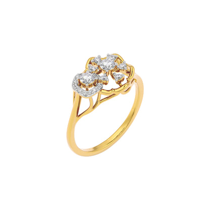 Sapphire Mist Diamond Ring