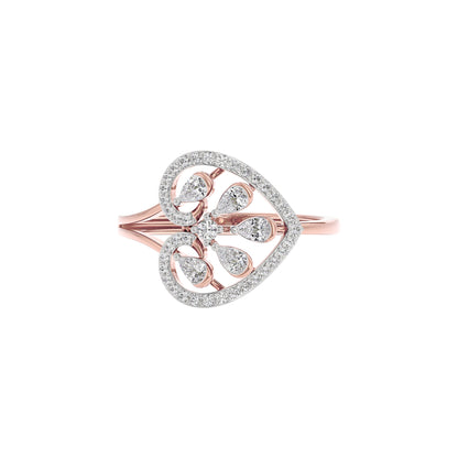 Opal Reflection Diamond Ring 18 KT / Rose Gold / 22