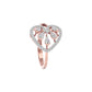 Opal Reflection Diamond Ring 18 KT / Rose Gold / 22