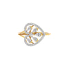 Opal Reflection Diamond Ring 18 KT / Yellow Gold / 22