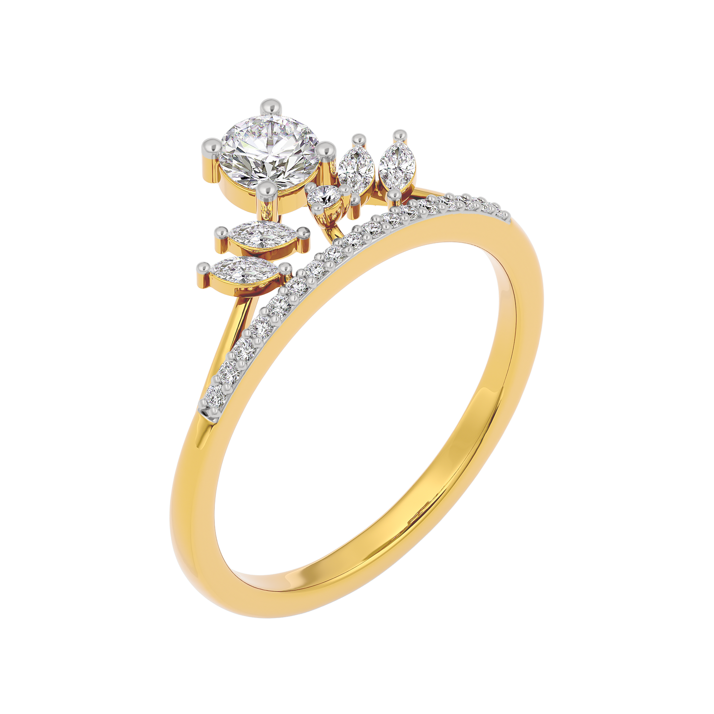 Diamond Mirage Ring