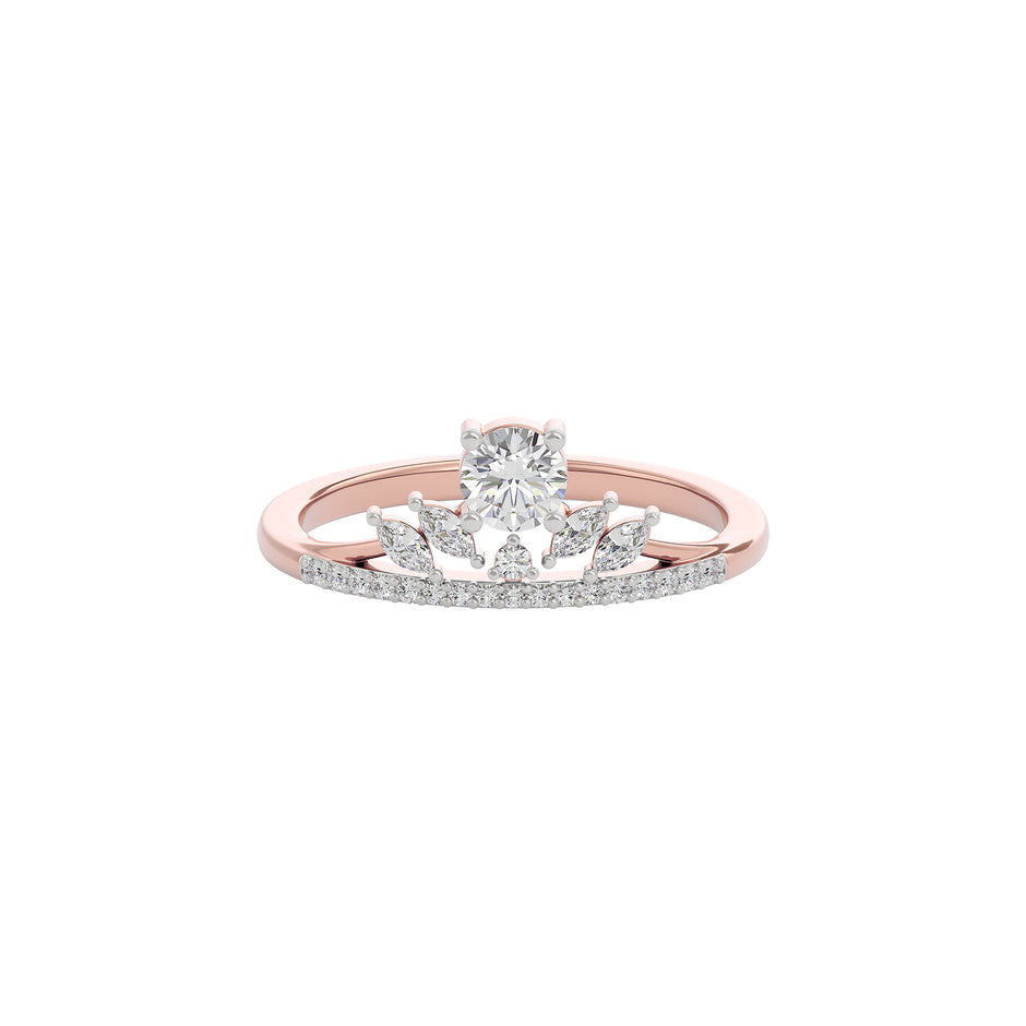 Diamond Mirage Ring 18 KT / Rose Gold / 22