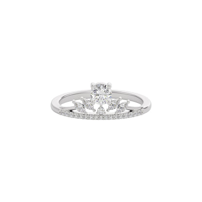 Diamond Mirage Ring 18 KT / White Gold / 22