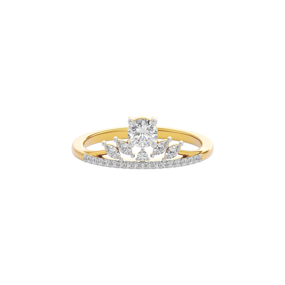 Diamond Mirage Ring 18 KT / Yellow Gold / 22