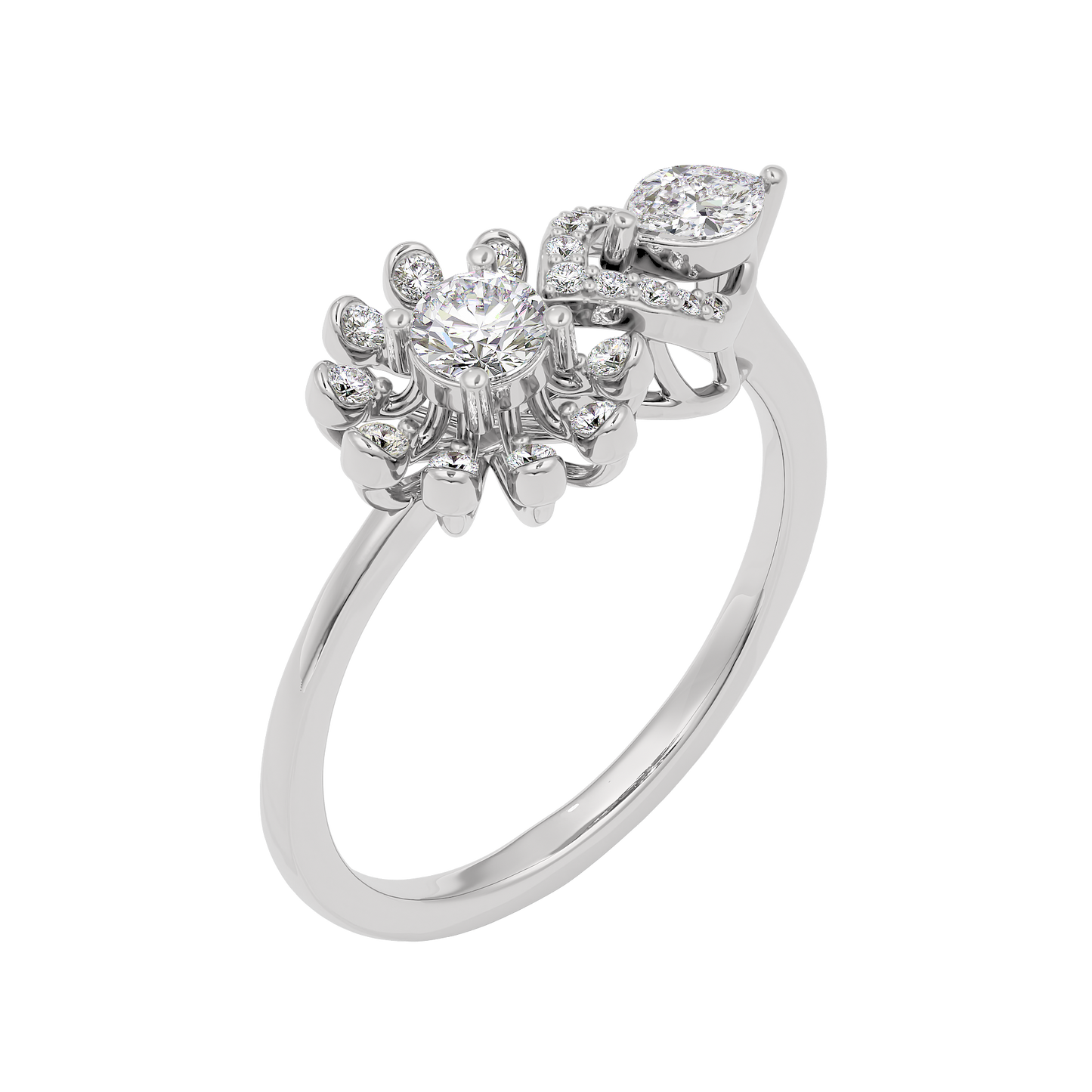 Lustrous Moment Diamond Ring