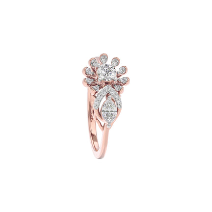 Lustrous Moment Diamond Ring 18 KT / Rose Gold / 22
