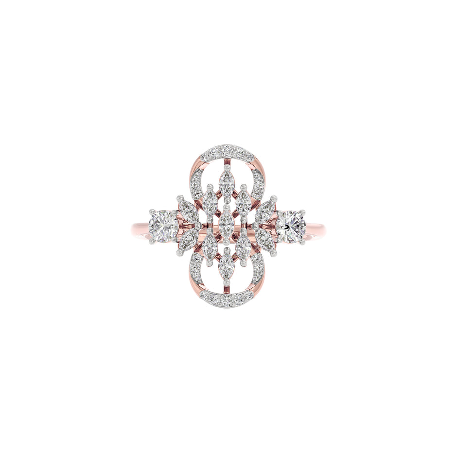 Tranquil Dream Diamond Ring 18 KT / Rose Gold / 22