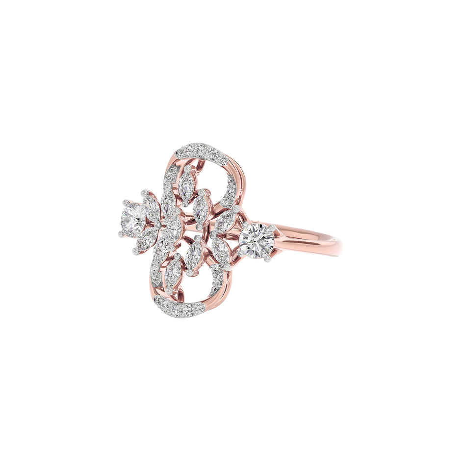 Tranquil Dream Diamond Ring 18 KT / Rose Gold / 22