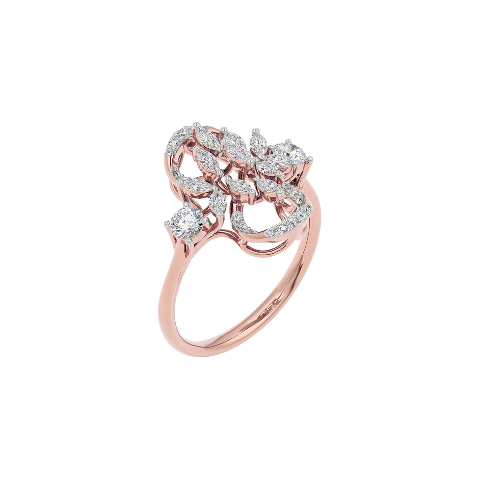 Tranquil Dream Diamond Ring 18 KT / Rose Gold / 22