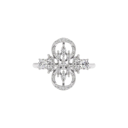 Tranquil Dream Diamond Ring 18 KT / White Gold / 22