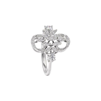 Tranquil Dream Diamond Ring 18 KT / White Gold / 22