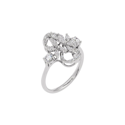 Tranquil Dream Diamond Ring 18 KT / White Gold / 22