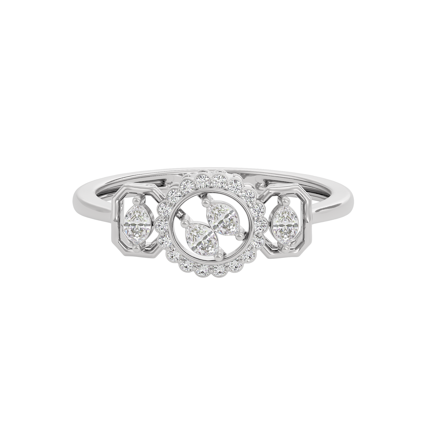 Timeless Fleur Diamond Ring